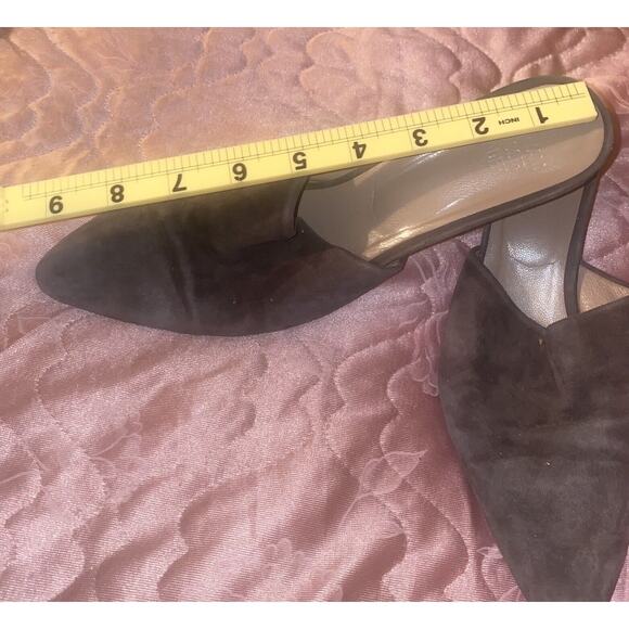 Maryam Nassir Zadeh Suede Andrea Mules‎ Size 38.5 Chocolate Brown - Picture 11 of 11